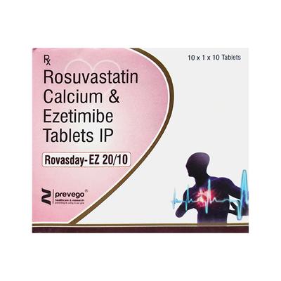 ROVASDAY EZ 20 Tablet 10's - High Cholesterol-Dys