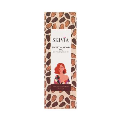 Skivia Sweet Almond Carrier Oil 100 ml - Hair Oils