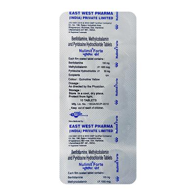 Nulimit Forte Tablet 10'S - Supplements-Sup