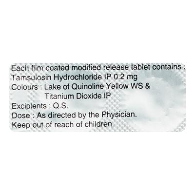 Veltam 0.2mg Tablet 10'S - Bladder And Prostate Disorders-Dru