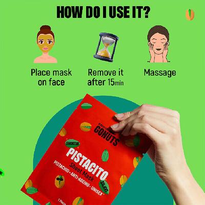 GONUTS By Bewakoof Pistacito Face Sheet Mask 30 ml - Sheet Masks