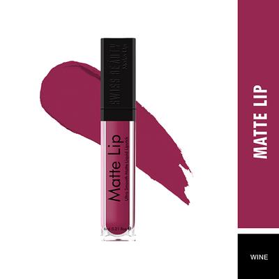 Swiss Beauty Ultra Smooth Matte Liquid Lipstick - (Wine) 6 ml - Liquid Lipsticks