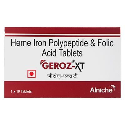GEROZ XT NEW Tablet 10's - Iron Supplement/Anaemia-Vma