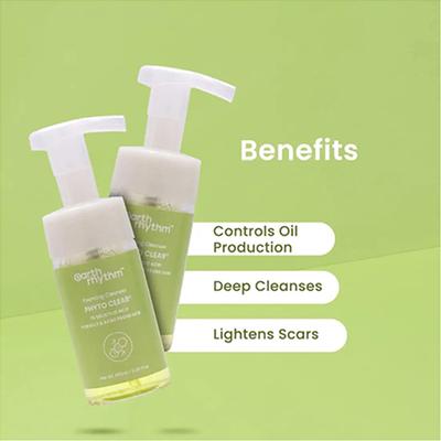 Earth Rhythm Phyto Clear Foaming Cleanser 180 gm - Face Washes