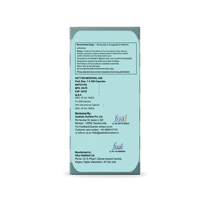 Aesthetic Nutrition Pre and Probiotic Capsules With Fructo-Oligosaccharides, Bifidobacterium, And Streptococcus Thermophilus 30 Capsules 1's - Multi-Vitamins