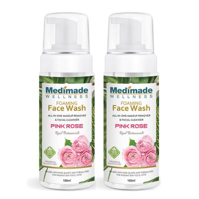Medimade Pink Rose Face Wash (Pack of 2) 1's - Face Wash & Cleansers