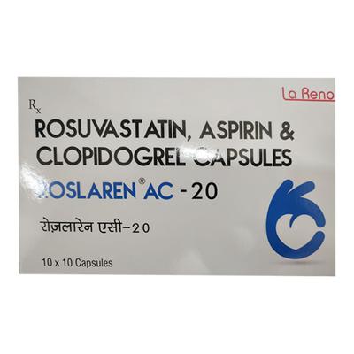 Roslaren AC 20 Capsule 10'S - Blood Clot-Ant