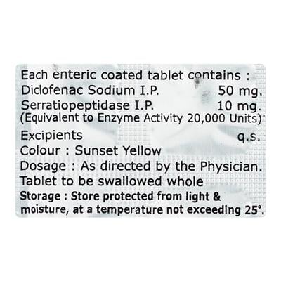 Lyser D Tablet 15'S - Pain relief-Nsa