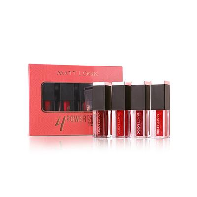 Matt Look Power Stay Matte Liquid Lipstick in 4 Sensational Colors with Transferproof & Newly Wed 10 ml - Liquid Lipsticks