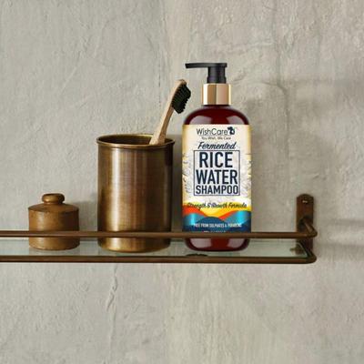 WishCare Fermented Rice Water Conditioner - Strength &rowth Formula - For Dry & Frizzy Hair - Free from Mineral Oils 300 ml - Conditioners