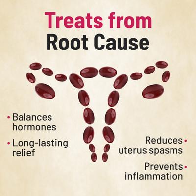 Gynoveda Sahhas Period Pain Ayurvedic Capsule 120's - Herbal Dietary Supplement