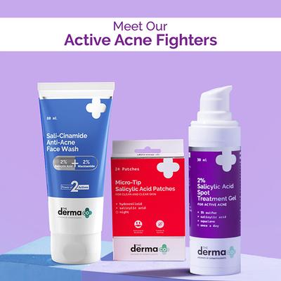 The Derma Co. Sali-Cinamide Anti-Acne Face Serum with 2% Salicylic Acid & 5% Niacinamide for Acne & Acne Marks 30 ml - Face Serum