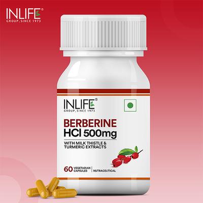 INLIFE Berberine HCL 500 mg Veg Capsules 60's - Vital Health