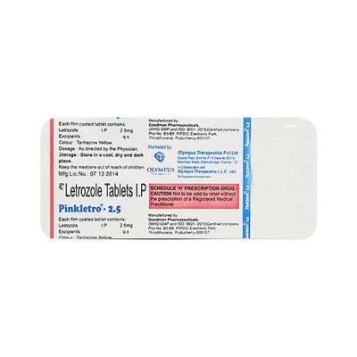 PINKLETRO 2.5 Tablet 5's - Cancer Oncology-Hor