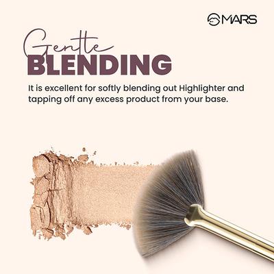 Mars Artist Arsenal Brush to Apply Makeup - Fan Brush 1's - Face Brush