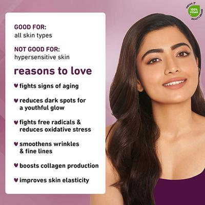 Plum Thinkderma 1% Encapsulated Resveratrol & 7.5% Vitamin C Face Serum Boosts Glow 30ml - Face Serum