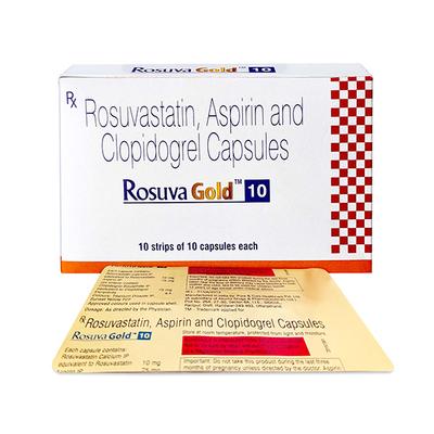 Rosuva Gold 10mg Capsule 10'S - High Cholesterol-Dys