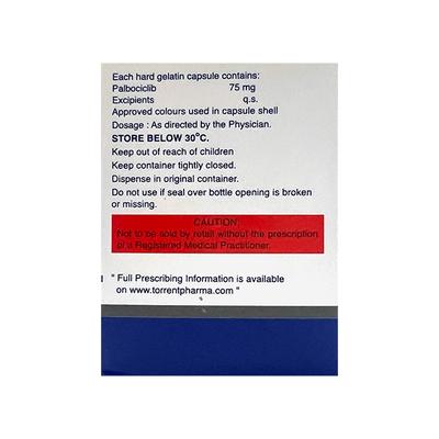 PALBOTOR 75 Capsule 21's - Cancer Oncology-Tar