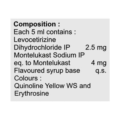 Montemac L Syrup 60ml - Allergies-Ant