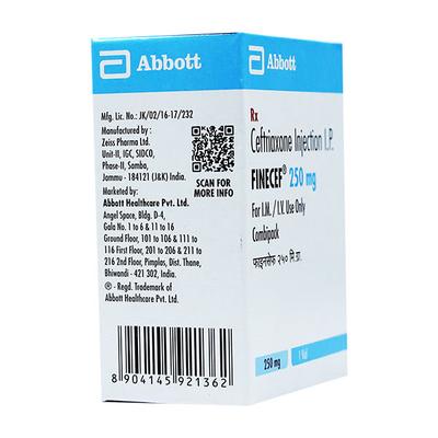 Finecef 250mg Injection 1's - Bacterial Infections-Cep