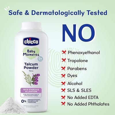 Chicco Baby Moments Talcum Powder 300 gm - Baby Powder