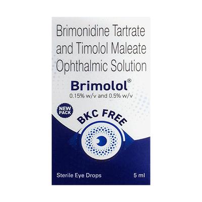 BRIMOLOL BKC FREE Eye Drops 5ml - Glaucoma-Ant
