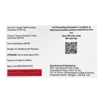 AZADUAL 300 Tablet 7's - Cancer Oncology-Cyt