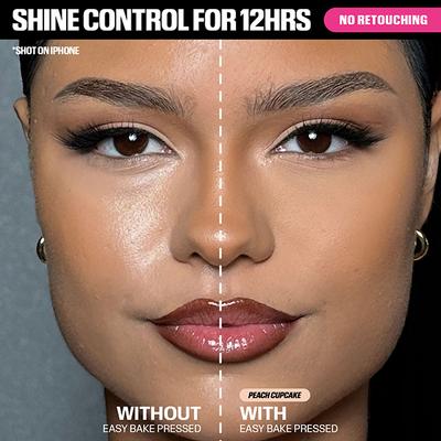 HUDA BEAUTY Easy Bake Airbrush Matte Pressed Powder - Sugar Cookie Translucent 8.5 g - Compact Powder