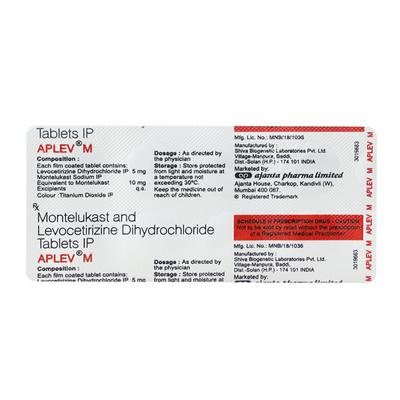 APLEV M Tablet 10's - Allergies-Ant
