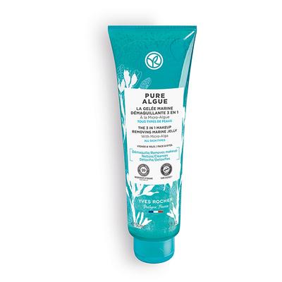 Yves Rocher Pure Algue The 3 In 1 Makeup Removing Marine Jelly 150 ml - Make Up Removers