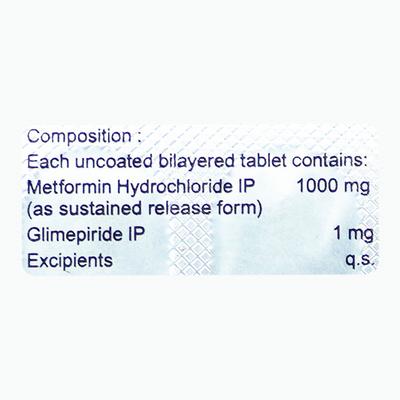 APRIGLIM MF 1 Tablet 15's - Diabetes-Ant