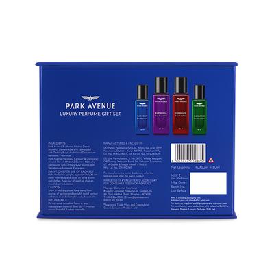 Park Avenue Luxury Men Perfume Gift Set for Men 20 ml each 4's - Men Perfumes (Edt/Edp)
