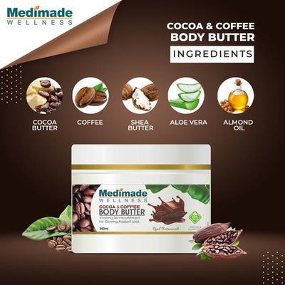 Medimade Cocoa And Coffee Body Butter (Pack of 2) 1's - Body Butter