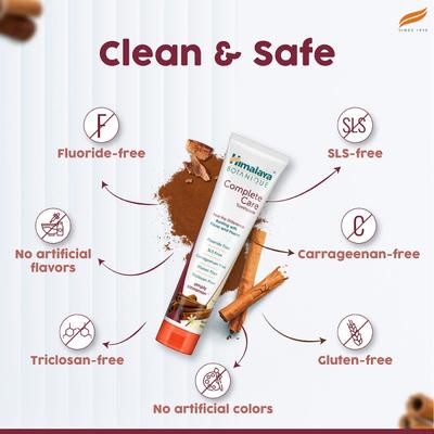 Himalaya Botanique Complete Care ToothPaste - Simply Cinnamon 150 g - Toothpaste