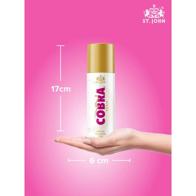 St. John Cobra Toxic Deodorant Spray - Pack of 2 x 150 ml - Men Deodorants/Roll-Ons