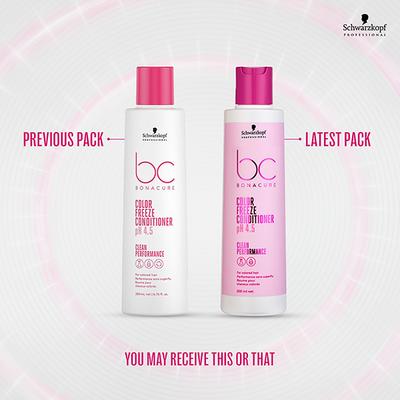 Schwarzkopf Professional Bonacure Color Freeze Conditioner pH 4.5,with Vegan Keratin 200 ml - Conditioners