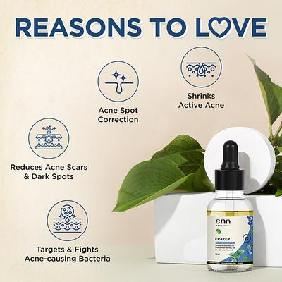 ENN Erazer Spot Corrector Oil To Reduce Acne Scars 10 ml - Face Serum