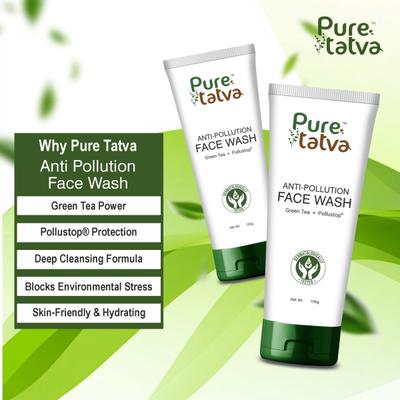 Pure Tatva Anti Pollution Face Wash 100 g - Face Washes