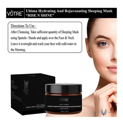 Votre Ultima Hydrating & Rejuvenating Sleeping Mask - Multivitamin 50 gm - Night Cream