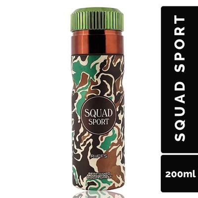 RiiFFS Squad Sport Body Spray for Men 200 ml - Men Perfumes (Edt/Edp)