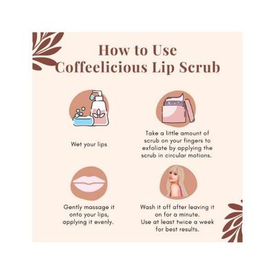 Essentia Extracts Coffeelicious Lip Scrub 15 gm - Lip Scrubs