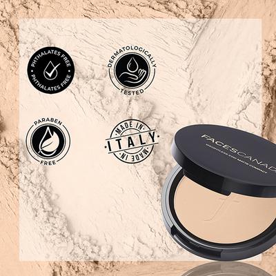 Faces Canada Weightless Matte Finish Compact Powder - Natural 02 9gm - Compact Powder