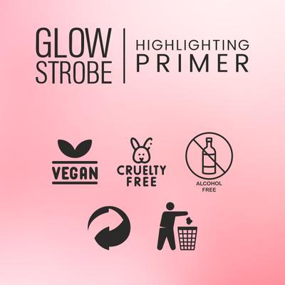 Matt Look Glow Stobe Highlighter Primer Blended With Jojoba Oil Stays Upto Long 8 hrs, Gold Glow-02 30 ml - Primer