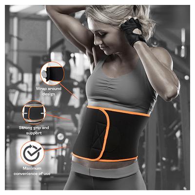Tynor Abs Support (Neoprene) (UN) - Black & Green - Back/Abdomen Supports