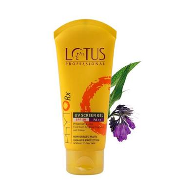 Lotus Professional Phytorx Uv Screen Gel Spf 30 Pa++ 80 gm - Face Sunscreen
