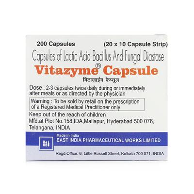 Vitazyme Capsule 10'S - Digestion-Dig