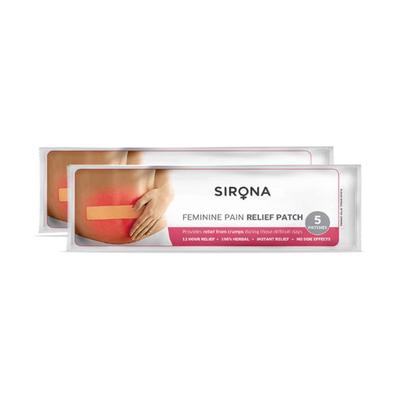 Sirona Feminine Pain Relief Patches (Pack of 2 x 5's ) - Sanitary Napkins