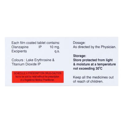 Olzic 10mg Tablet 10'S - Schizophrenia-Aps