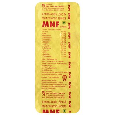 MNF Tablet 10'S - Supplements-Vit