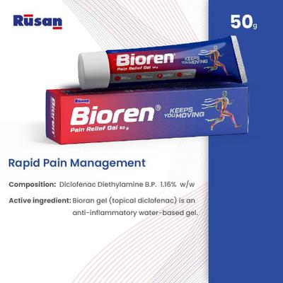 Rusan Bioren Pain Relief Gel 50 g - Gel/Cream